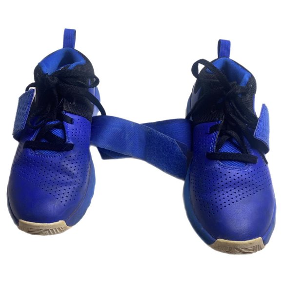 Nike Team Hustle D8 Royal Blue Sneakers Size Youth 5.5 - Picture 5 of 8